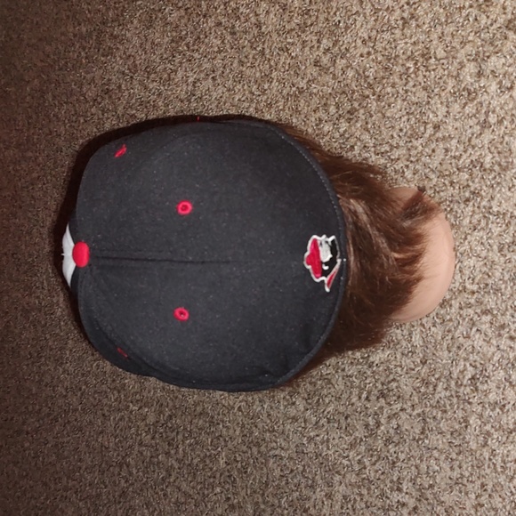 The Game Pro Gametek 2 Lumberjack 3-Tone White Navy Red Fitted Cap Rare - Picture 6 of 12